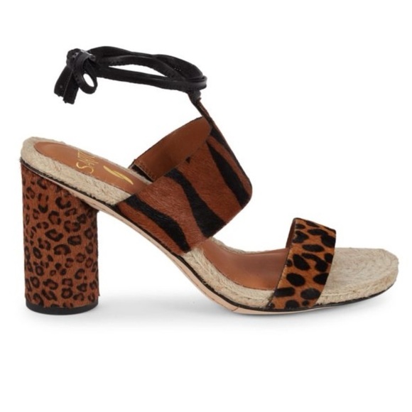 Obi Calf Hair Heeled Sandals, SARTO by Franco Sarto - Picture 5 of 16